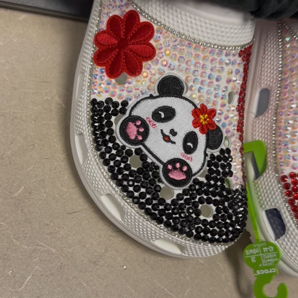 Kids Panda Embellished Shoes - White and Red - Picture 4 of 4